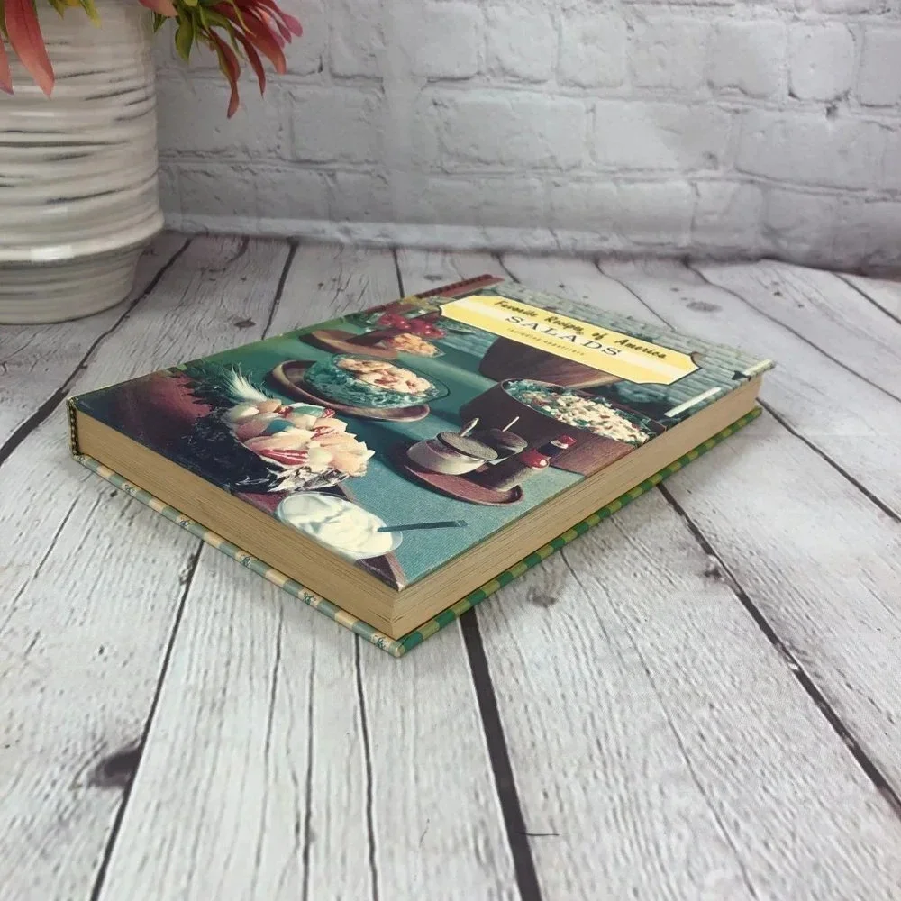 vintage cookbook favorite recipes of America salads 1968